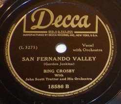 Bing Crosby 78 Poinciana / San Fernando Valley SH1E - £5.41 GBP