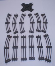 Lot Of 12 Pieces Of Lionel Straight &amp; Curve + Cross Track - £15.41 GBP