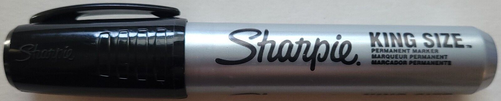 Sharpie King Size Black Permanent Marker w Pocket Clip 1 Ct/Pk #15101 - $4.94
