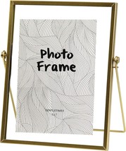 5x7 Picture Frames Gold Photo Frame Decor with Plexiglas Cover High Definition G - £27.10 GBP