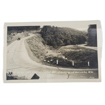 Curved Road Laurel Mountain West of Macomber West Virgina US 50 Postcard RPPC  - £4.64 GBP