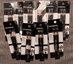 10  CoverGirl Easy Breezy Brow Fill + Define Twin Pk Eye Pencil 500 Black(J11) - $33.77