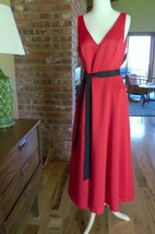 New ADRIANNA PAPELL Red SPECIAL OCCASION DRESS SIZE 8 NWT fit flare - £43.36 GBP