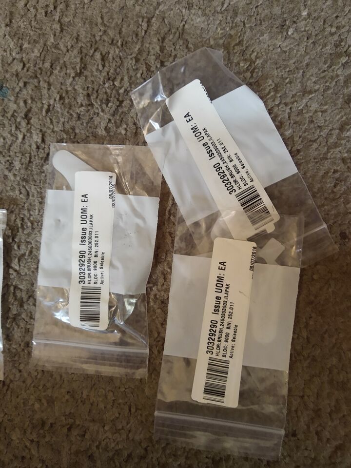 NEW LOT o 3 ILAPAK Upper jaw SB PTFE coated Holder Brush # 2450303003 23... - $30.39