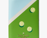 NWB Kate Spade Grand Slam Leather Passport Holder KF503 Tennis Green Gif... - £34.95 GBP
