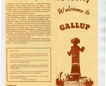 Ya Ta Hay Welcome to Gallup New Mexico Brochure - £14.01 GBP
