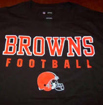 Cleveland Browns Nfl Football T-Shirt Mens Medium New - £15.77 GBP