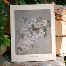 Medium Signed John Stamper Chipping Sparrow Lithograph 11&quot; x 14&quot; - $26.68