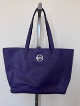 Michael Kors Jet Set Large Travel Tote in Purple Saffiano Leather - $118.79