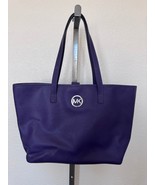 Michael Kors Jet Set Large Travel Tote in Purple Saffiano Leather - $166.70 CAD