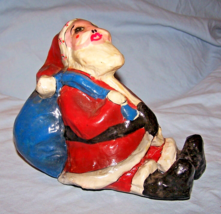 Vintage Signed Mexican Paper Mache Folk Art Santa-5 1/2 inches tall - £13.81 GBP