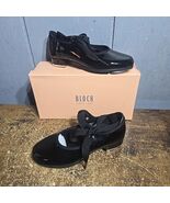 Bloch Annie Tyette S0350G Tap Dance Shoes Kids Size M 11 Black Patent NEW - $38.61