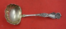 Cherry Blossom by Blackinton Sterling Silver Gravy Ladle GW 7&quot; Antique - £109.86 GBP