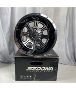 Sedona Monster Chrome &amp; Black ATV Wheel Rim 12X7 4/137 Bolt pattern 2+5 ... - £109.14 GBP