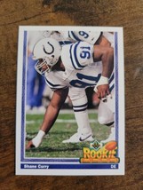 1991 Upper Deck Premier Edition High Number #605 Shane Curry - NFL - Fresh Pull - £1.77 GBP