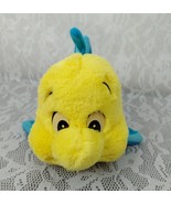 Little Mermaid Flounder Plush Fish 9&quot; Yellow Blue Disney Stuffed Animal ... - $12.28 CAD