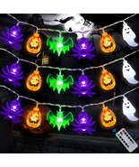 Halloween Lights Decorations 20FT 40LED Battery Operated Halloween Strin... - £15.99 GBP