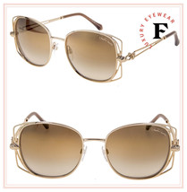 Roberto Cavalli RC1031 Casentino Metal Gold Mirrored Brown Sunglasses 1031 - £115.53 GBP