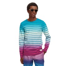 Scotch &amp; Soda long sleeve colorful regular fit Dip Dye colorful mens tee NEW XL - £58.01 GBP