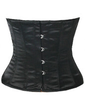 Shaper corset with steel frame spiral taillen waist slimming satin - £23.02 GBP+