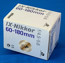 New In Box - Nikon Ix Nikkor 60-180MM F4.5-5.6 Lens; Never Used!! - $39.87