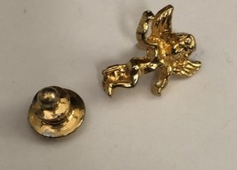 Cherub Angel Gold Tone Colored Lapel Pin  - $5.78