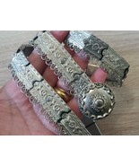 Vintage Armenian Soviet Belt 1960s, Armor Link Belt, Antique Ethnic Belt - $117.11 CAD