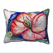 Betsy Drake Hibiscus Small Indoor Outdoor Pillow 11x14 - £38.78 GBP