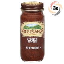 3x Jars Spice Islands Chili Powder Flavor Seasoning | 2.4oz | Fast Shipping - £23.70 GBP