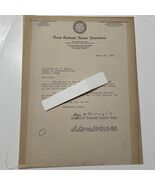 Nursing History Graduate Nurses Ass.  Letter 1935 Louise Dietrich texas ... - €241,71 EUR