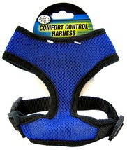 Four Paws Comfort Control Harness - Blue Medium - For Dogs 7-10 lbs (16&quot;... - £35.51 GBP