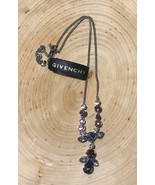 GIVENCHY CRYSTAL NECKLACE PINK PURPLE NWT $78 - £30.89 GBP