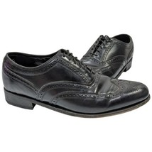 Mens FLORSHEIM Imperial 514420 Black Wing Tips Oxfords Shoes Size 9 3e E... - £45.05 GBP