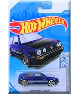 Hot Wheels - Volkswagen Golf MK2: Volkswagen #7/10 - #68/250 (2019) *Blue* - $3.00