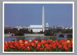 Washington DC Washington Monument Lincoln Memorial Capitol Postcard Unposted PC - £3.65 GBP