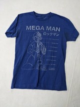 Mega Man T Shirt Adult Sz S Blue - $15.68