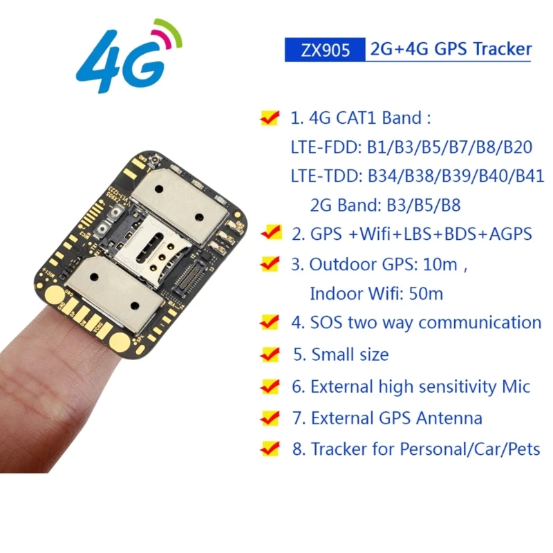 Car GPS Tracker Tracking PCBA Chip Anti-theft Real Device GSM Locator - £27.99 GBP