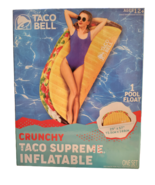 Taco Bell Crunchy Taco Supreme Inflatable Float - New - £15.73 GBP