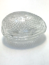 Vintage 1977 Mother&#39;s Day AVON Crystal Glass Egg Covered Soap/Trinket Dish - £7.77 GBP