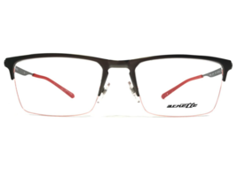 Arnette Eyeglasses Frames TAIL 6118 700 Gray Red Square Half Rim 54-18-140 - £36.60 GBP