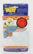 VTG Sunworthy Disney Classics Dumbo Self Stick Border 15&#39; New Sealed 200... - $9.21