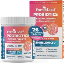 Forest-Leaf Women&#39;s 50 Billion CFU Probiotics + Prebiotic &amp; Enzymes - 30 Count - £13.96 GBP