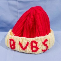 Beaver Valley Pittsburgh Stocking Ski Cap Hat Beanie Red White - £19.41 GBP