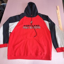 Portland Trail Blazers Hoodie Adult XXL 2XL Red Pullover Sweater Sweatsh... - $27.67
