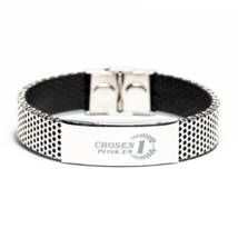 Motivational Christian Stainless Steel Bracelet, Chosen 1 Peter 2:9, Inspiration - £19.74 GBP