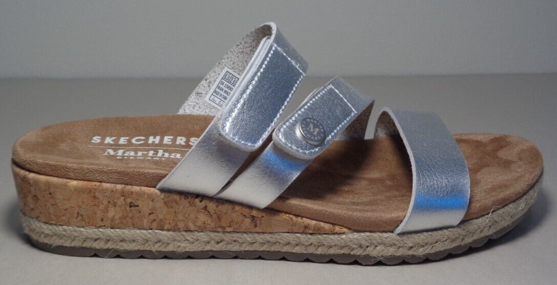 Skechers Martha Stewart Size 11 M BREEZIE Silver Sandals New Women's Shoes