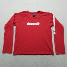 Vintage Abercrombie &amp; Fitch Shirt Youth Large Red Long Sleeve Crew Neck ... - $324.43 MXN