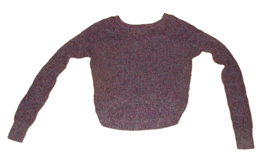 American Eagle Outfitters Women Knit Sweater Size XS/TP Purple Marled Pullover - £13.27 GBP