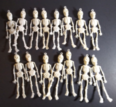 Lot Of 15 Halloween Skeletons Toy Dangler Ornaments 1960s Hong Kong Horror Spook - $80.75