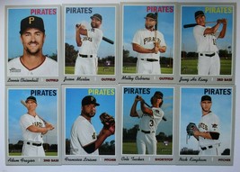 2019 Topps Heritage High Number Pittsburgh Pirates Base Team Set 8 Card - £3.93 GBP